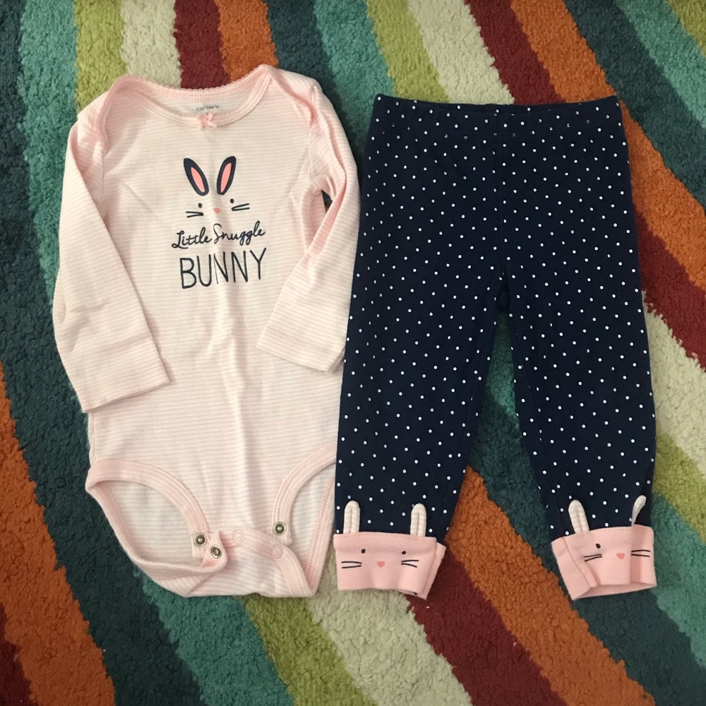 Carter’s Little Snuggle Bunny long sleeved set